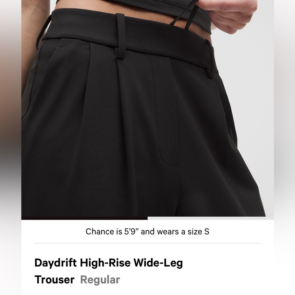 Daydrift High-Rise Wide-Leg Trousers -Regular length